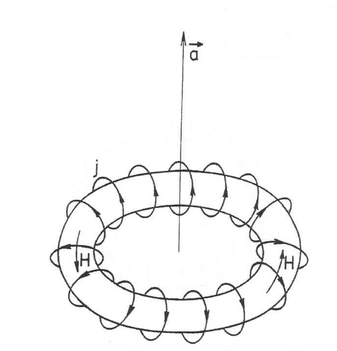 A toroidal current has an anapole moment