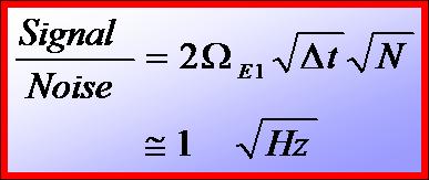 Estimated signal-to-noise for anapole measrement